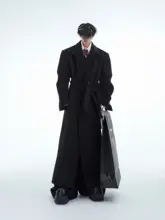 ArguE CulturE ウールダブルブレストコート【オーバーサイズ・ロング・厚手】