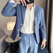 ナポリ風スーツ【ビジネス・カジュアル・ホワイト・ピークドラペル・二部構成】（セットアップ対応）