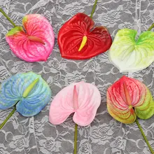 リアルな触感の造花 アンスリウムとフラミンゴのインテリア装飾【ウェディング用】