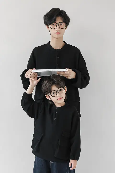 男の子用 クルーネックスウェットシャツ【春秋・肌触りの良い・通気性】