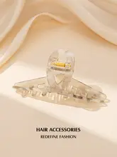 髪型を簡単にアレンジ！シュリンプクリップ ヘアアクセサリー【高級感あるデザイン・万能スタイル】