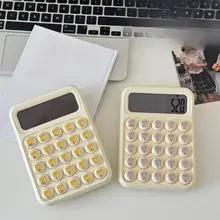 ミニ電卓 携帯用 かわいいデザイン おしゃれ 学生用 学習 オフィス 事務