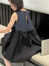 おしゃれな子供用夏季ドレス【フレンチカット・Aライン・タンクトップ風】（セットアップ対応）