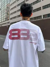 私たちのTシャツ【アメリカンストリートスタイル・グラデーション・男女兼用・重厚なコットン・クルーネック・ルーズフィット】