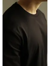 YUXIAN 綿100% 長袖Tシャツ【抗皺・ストレッチ性・春夏用・ラウンドネック】