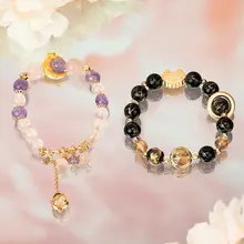オリエンタルデザイン！ミニドールのラナンキュラスブレスレット【手首に映える花モチーフ】