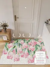 玄関用 PVC製 スリット入りマット【耐汚れ・お手入れ不要・カット可能・防滑】