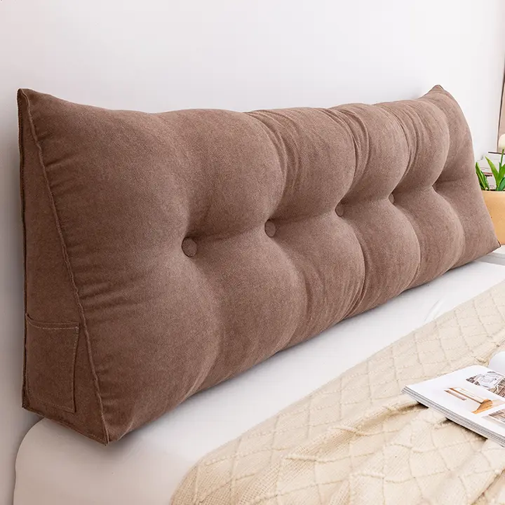 空間を演出！ソフトタタミ用背もたれクッション【お手入れ簡単・カフェ色】