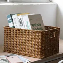 北欧風のクリエイティブな収納バスケット【シンプルデザイン・食料品や衣類、書類の整理に最適】