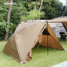 軽量設計の多機能キャンプテント【DACポール・高い拡張性】