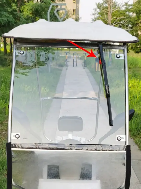 バイク用ステンレス製サンシェード【電動スクーター・二輪車用】