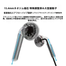 高保真有線ゲームイヤホン【極上の音質・平型】