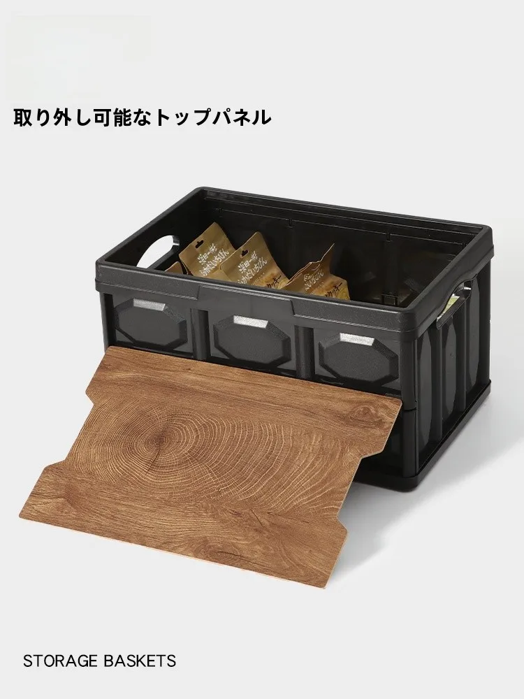 アウトドア用多機能折りたたみ収納ボックス：キャンプトランク収納の実用性と容量の検証