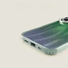 ピンクグラデーションのiPhoneケース【クリエイティブデザイン・キラキラレンズ保護フィルム・男女兼用】