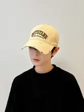 大型ツバのストリートスタイル野球帽【大頭対応・シンプルデザイン】