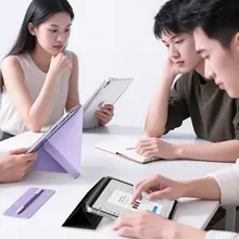 磁気吸着ペンケース【iPad用・保護カバー・スタンド機能付き・衝撃防止】