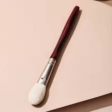 メイクブラシ チークブラシ ファンデーションブラシ ウール ふんわり 肌当たりが優しい マルチ H17