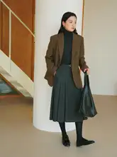 高級感あるビンテージ風 チェック柄 全羊毛 サロンスジャケット【ゆったりフィット・秋冬用】