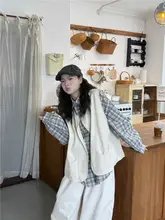 春季新作 レディースチェック柄シャツ【ゆったりフィット・細見え】とマストアイテムベストとワイドパンツ（セットアップ対応）
