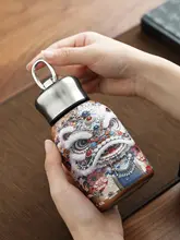 国潮風デザインのステンレス製保温マグ【コンパクト・持ち運び便利・ミニサイズ】