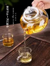 高耐熱ガラス製茶器セット【茶こし付き熱湯用ティーポット・カップ2個】