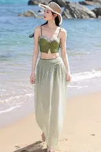 保守的なデザインの女性用分体水着【トレンド感溢れる・大人向け・用】