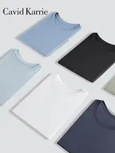 Cavid Karrie メンズ短袖Tシャツ【モダール・夏用・ゆったりフィット・ルームウェア】