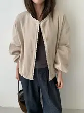 秋季新作！立体感のあるデザインのショートジャケット【韓国風・ファッション・レディース】