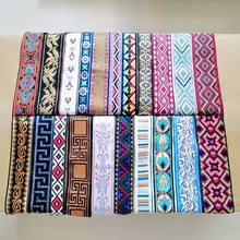 手作り刺繍飾り用布【民族風レーステープ・装飾用・子供服用】