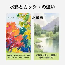 水彩絵具セット【洗浄可能・多色・画材初心者向け】（セットアップ対応）