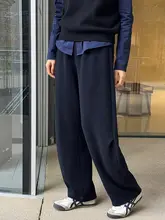 春にぴったりの上質なストレートパンツ【広めのシルエット・フィット】（セットアップ対応）
