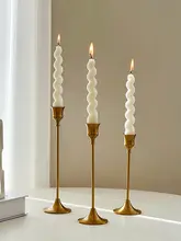 オシャレなビンテージキャンドルスタンド【ロマンティックなディナーやパーティー用】