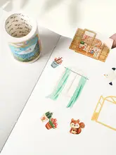 窓辺の風景デコレーション和紙テープ【透明PET・日常使い・インスタ風】