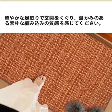 モダンシンプル防滑玄関マット【高級デザイン・日焼け跡付き・家用】