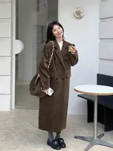 エレガントなビンテージ風ウエストコート【トレンチコート・春秋用・ロング丈・スリムフィット】