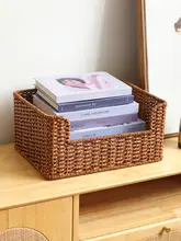 引き出し式 収納バスケット ラタン風 編み込み 本棚 テレビ台 ローテーブル 家庭用 整理整頓「KENS」