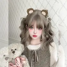 ロングカールウィッグ【全頭タイプ・自然な前髪・ロリータスタイル・JK風】