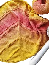 春夏用マルチカラーコットン毛糸【フリンジ付き・フリーサイズ・かぎ針編み対応】