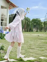 ワンピース キッズ ガールズ Aライン ホワイト おしゃれ 秋