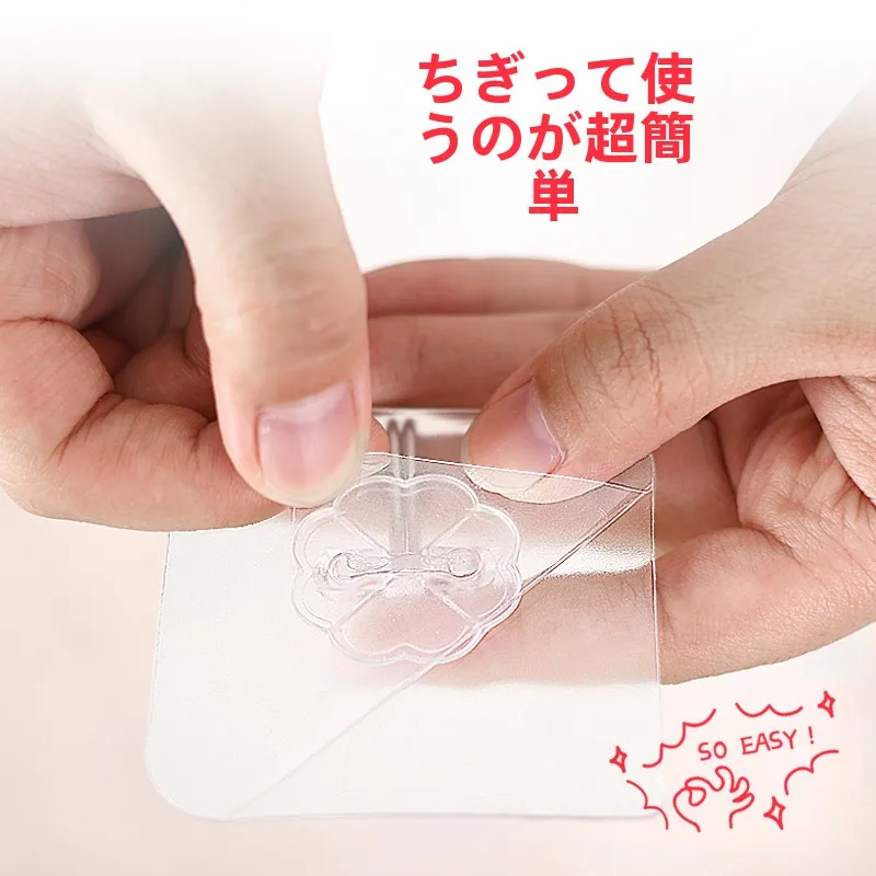 強力粘着フック：吸盤式壁掛けでキッチンやカートに簡単に設置