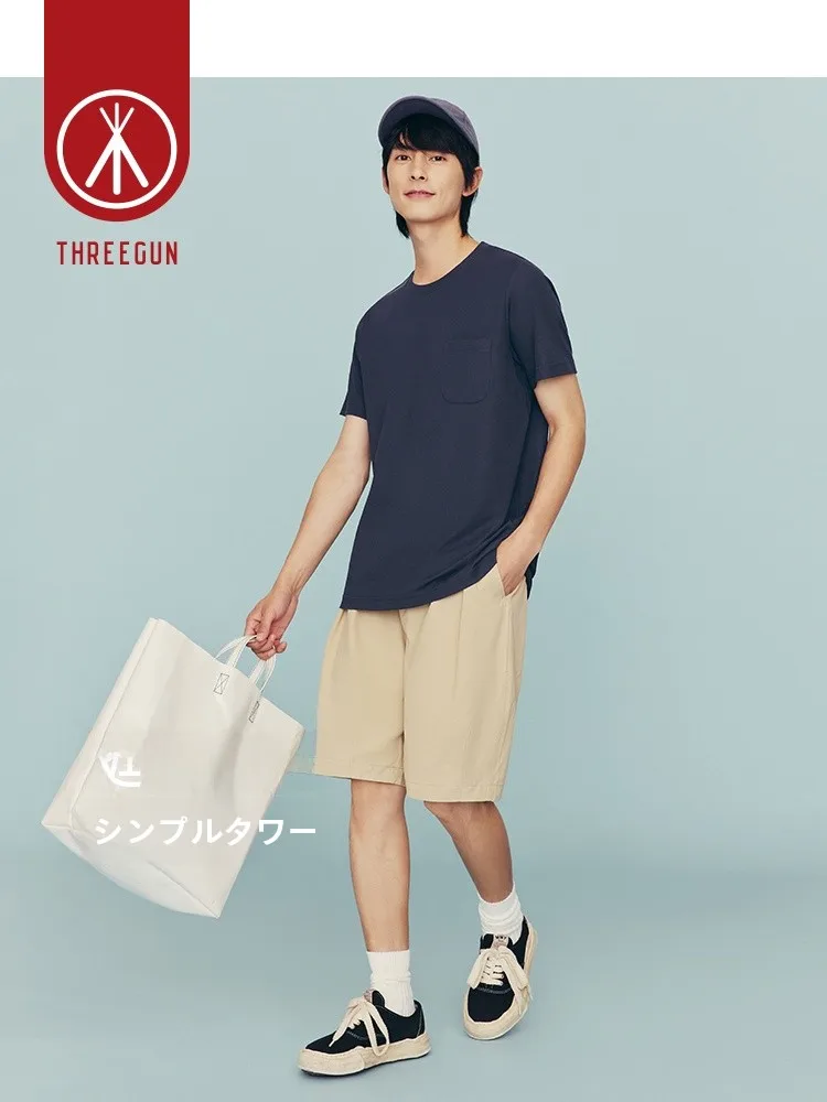 ビジネスカジュアルに最適なメンズTシャツ THREEGUN TG1937-24115A0の特徴と実用性