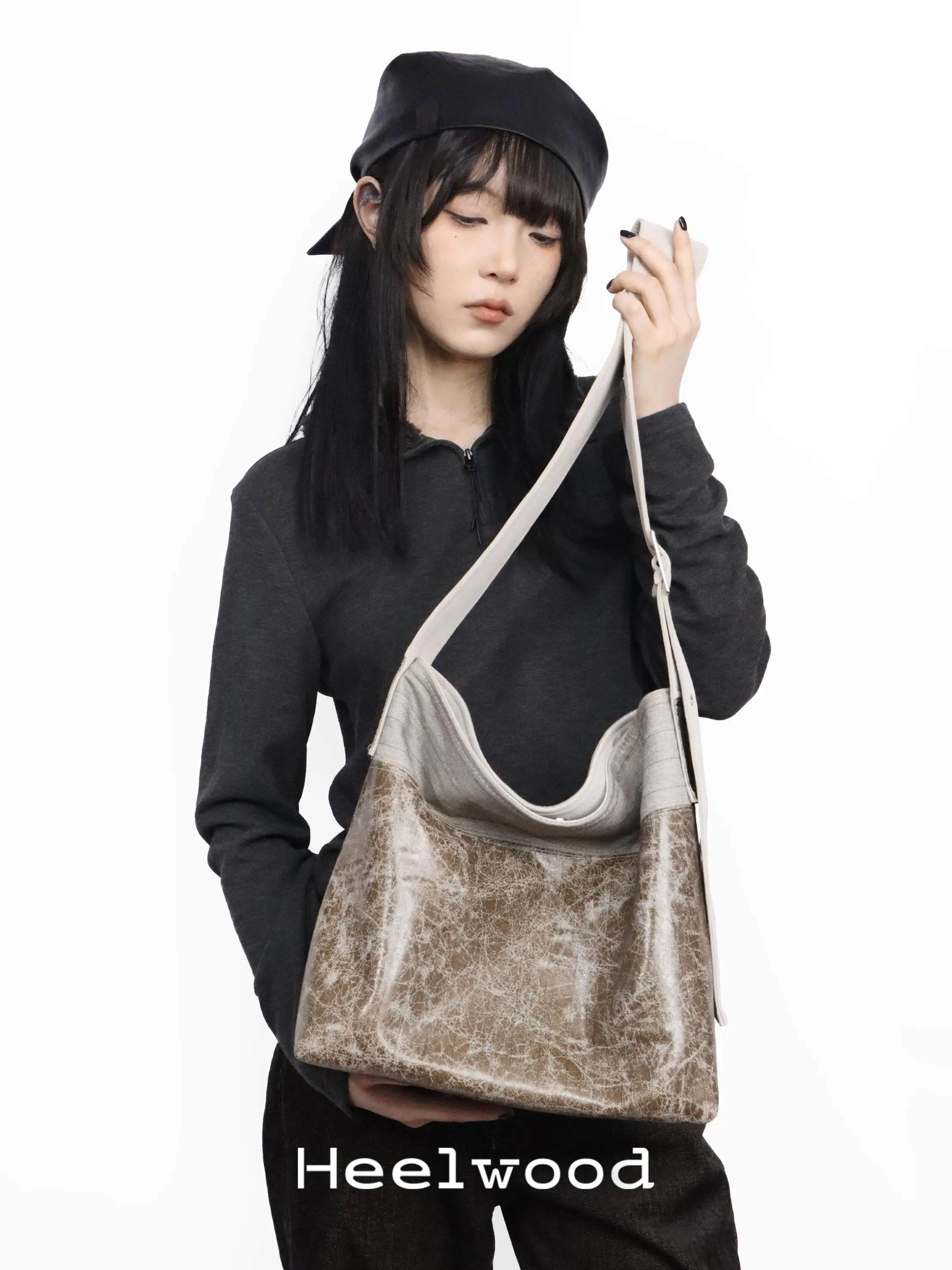 新中式デザインの調節可能なショルダーバッグ【漱石・中号】：レディースショルダーバッグブランド2026の品質と実用性を検証