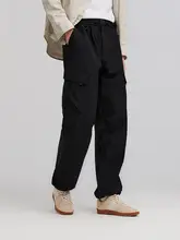 春用メンズワイドストレートカーゴパンツ【アウトドア・大きなポケット・微皺デザイン】