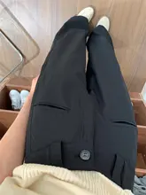 大きいサイズのシンプルなハイエンドウエストデザインのストレートパンツ【春季用・ゆったり・スリム効果・カジュアル】