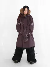 オーバーサイズの防風コート【デタッチャブルキルティングインナー付き・ルーズフィット】（セットアップ対応）