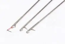 ステンレス製 吊り紐用の翻転器【DIY用・長いフック付き・織り込みツール】