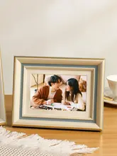 高級感ある木製フォトフレーム【写真プリント＆壁掛け用】