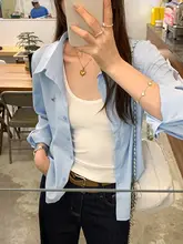 フランス風の魅力的なラグラン長袖シャツ【美しい刺繍】