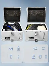 アルミ合金製 大容量テールボックス【角丸設計・電動バイク用・タマイズ対応】