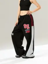 ストリートダンス風 カラーブロックアクティブパンツ【ジャズダンス用・フィット】